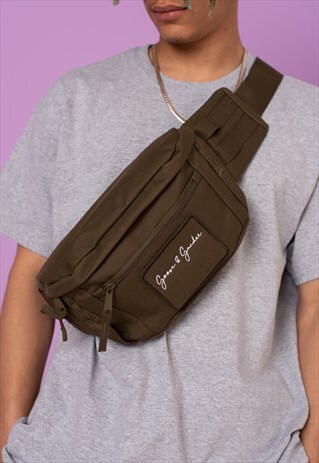 G&G UNISEX OLIVE SIGNATURE UTILITY WAIST PACK