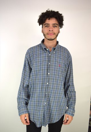 VINTAGE 90'S POLO RALPH LAUREN CHECKERED SHIRT