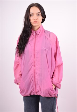 REEBOK WOMENS VINTAGE TRACKSUIT TOP JACKET XL PINK 90'S