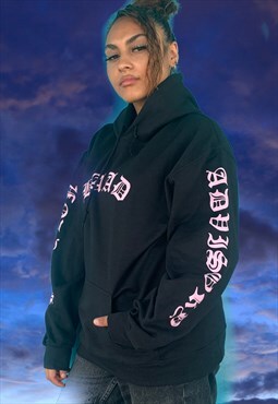 BAAD Hoodie black babylon advisory pink