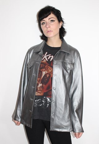 PVC METALLIC SILVER JACKET