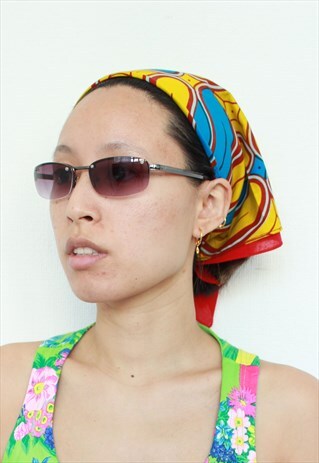 Y2K STYLE PURPLE OMBRE SUNGLASSES