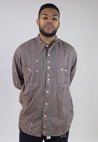 VINTAGE BROWN SHIRT