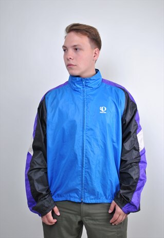 VINTAGE MULTICOLOR HIKKING JACKET, 80S SPORT RAINCOAT