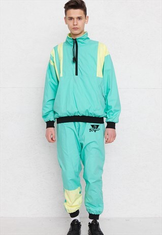 VINTAGE GREEN CACTUS TRACKSUIT