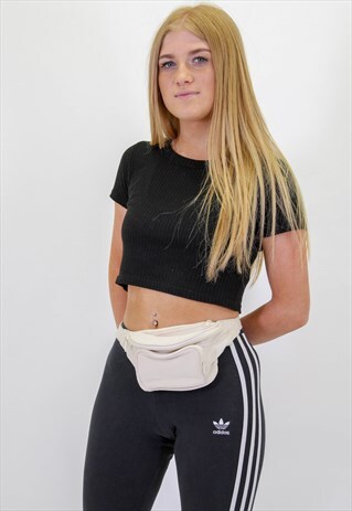 VINTAGE FESTIVAL SUMMER BUM BAG FANNY PACK IN CREAM