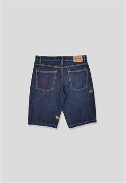 Vintage 90s Stussy Embroidered Denim Shorts Jorts