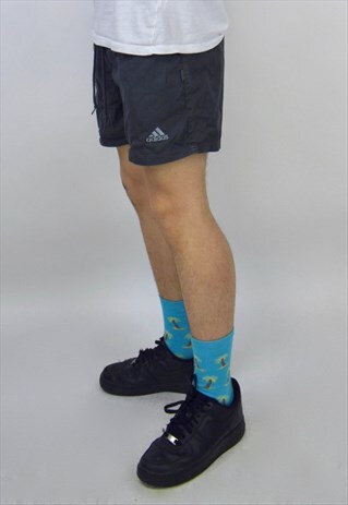VINTAGE 90'S ADIDAS GREY SHORTS