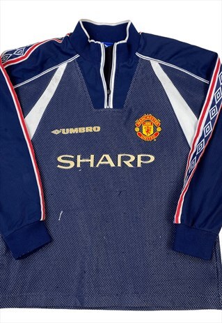 Vintage 1998-1999 manchester united away football jersEY