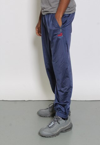 VINTAGE PUMA TRACK PANTS BLUE
