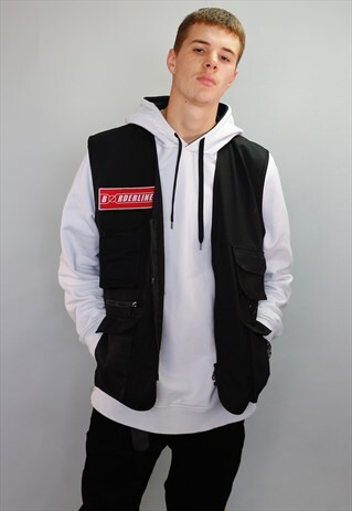 UTILITY TACTICAL RED PATCH GILET VEST