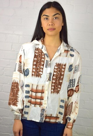 VINTAGE 90'S PATTERNED SHIRT