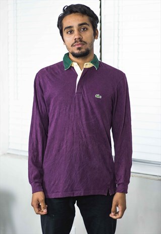 VINTAGE LACOSTE SHIRT LOGO 90S M 12.4