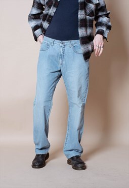 Vintage 90s Grunge Trussardi Washed Denim Jeans W40/XXL