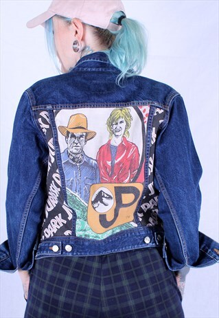 REWORKED RARE JURASSIC PARK VINTAGE LEVIS DENIM JACKET