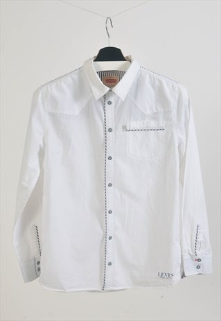 VINTAGE 90S LEVI'S SHIRT IN WHITE