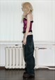 90'S VINTAGE STRAIGHT JEANS IN FADED MIDNIGHT BLACK