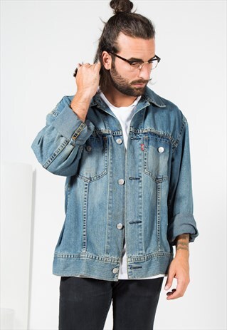 VINTAGE 80S LEVI'S DENIM JACKET / S1575