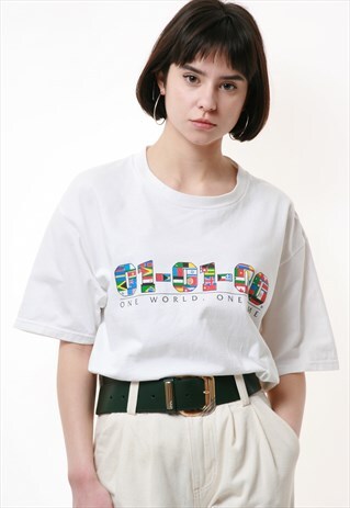 90S LEE SPORT GRAPHIC COTTON T-SHIRT 17292