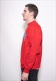 VINTAGE STEVE AND BARRY'S HEAVY COTTON DETROIT SWEATSHIRT