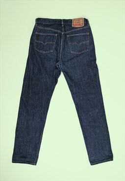 DIESEL Dark Blue Jeans Men Regular Fit Tall  W 33 - 34/ L 36
