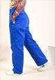 VINTAGE 90S TROUSERS IN BLUE