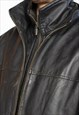 VINTAGE  LEATHER JACKET ANGELO LITRICO CLASSIC IN BLACK XL