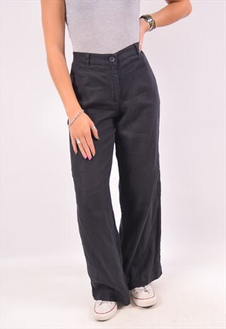 VINTAGE ARMANI JEANS TROUSERS NAVY BLUE