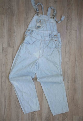 VINTAGE OVERALL DENIM DUNGAREES 90S X 23.6