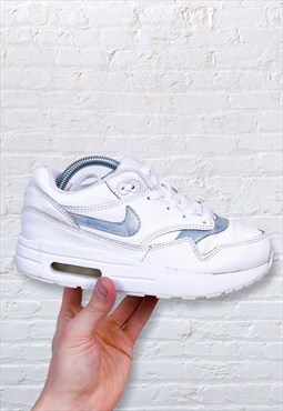 Vintage Nike Air Max One White Trainers UK 2.5