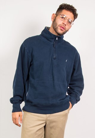 VINTAGE NAUTICA 1/4 ZIP SWEATSHIRT