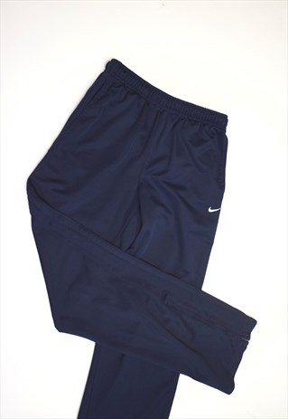 navy blue nike track pants