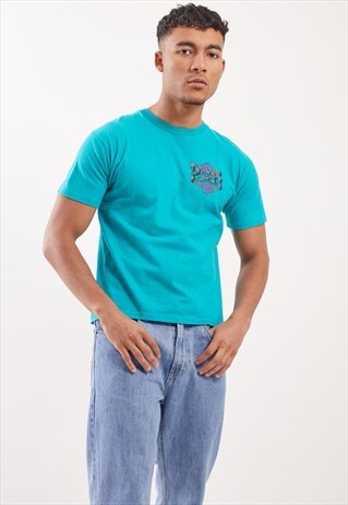 VINTAGE PACIFIC COAST HIGHWAY GRAPHIC PRINT T-SHIRT