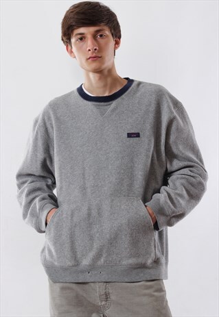 VINTAGE TOMMY HILFIGER SWEATSHIRT CREW NECK 90S GREY