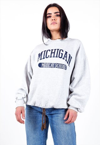VINTAGE MICHIGAN LOGO SWEATSHIRT SW509