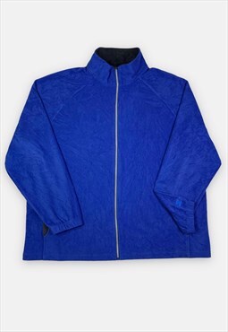 Vintage Starter embroidered blue fleece jacket size XXL