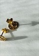 THE STERLING SILVER GEOMETRIC STUDS FOR MEN IN GOLD 