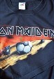 VINTAGE IRON MAIDEN FINAL FRONTIER GERMANY BAND TOUR T-SHIRT