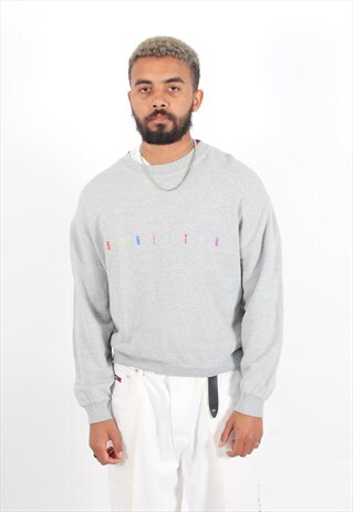 VINTAGE BENETTON SWEATSHIRT GREY