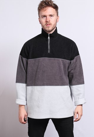 VINTAGE HALF ZIP FLEECE TOP