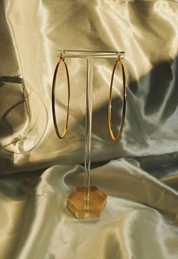 Emily XL Gold Hoop Earrings