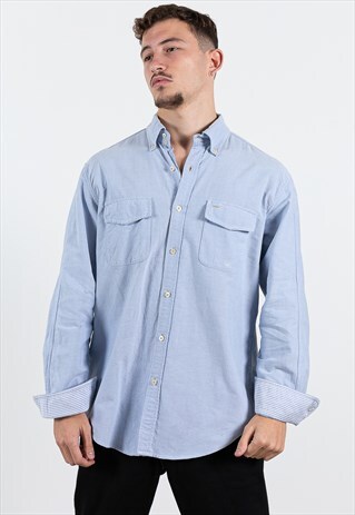 VINTAGE 80S TOMMY HILFIGER SHIRT / S8572