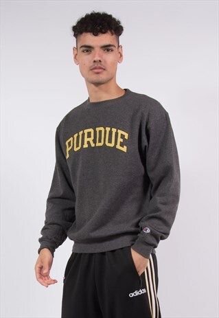 VINTAGE CHAMPION SWEATSHIRT PURDUE UNIVERSITY SWEATER