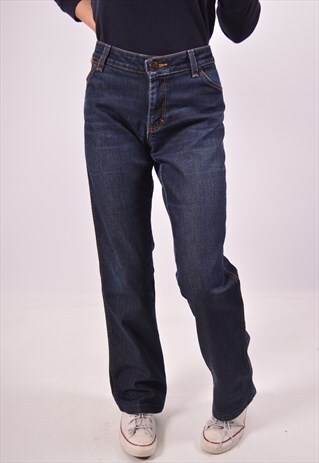 VINTAGE WRANGLER STRAIGHT JEANS NAVY BLUE