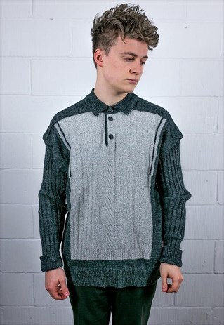 VINTAGE 90S CARLO COLUCCI KNIT JUMPER