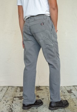 Vintage Dickies Carpenter Trousers Men's Grey