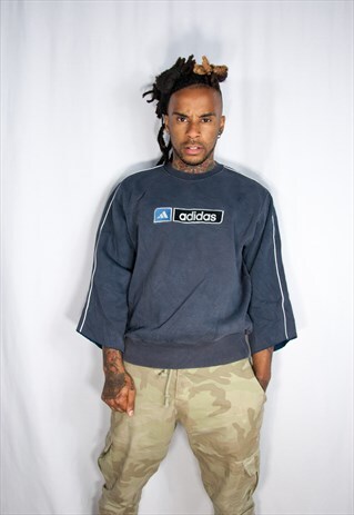 ADIDAS VINTAGE RAW CUT SWEATSHIRT
