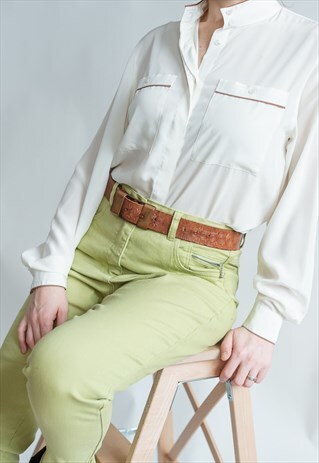 VINTAGE 70S BROWN BOHO BELT