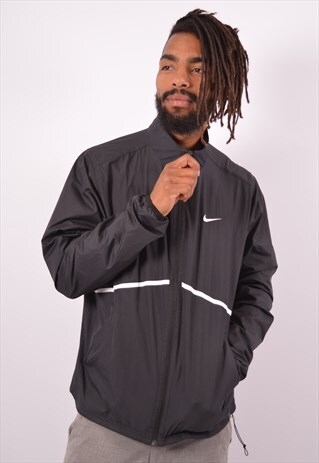 VINTAGE NIKE TRACKSUIT TOP JACKET BLACK