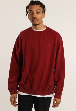 VINTAGE NIKE EMBROIDERED LOGO SWEATSHIRT
